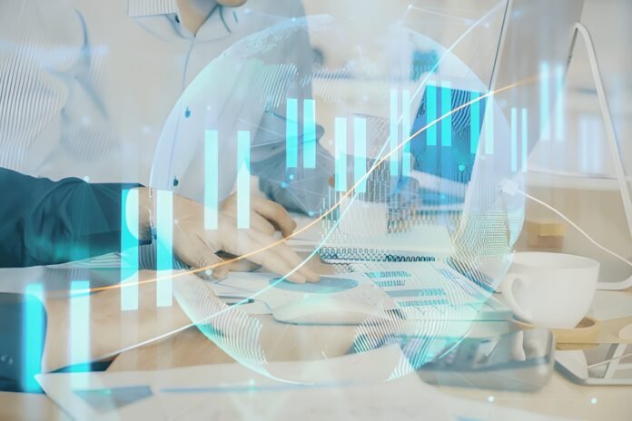 economic growth and stability Data-driven government economic planning concept.
