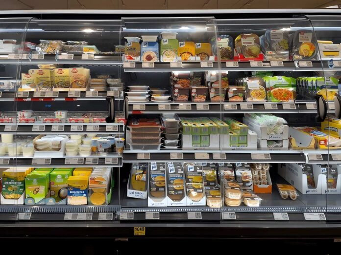 processed foods ultra-processed food products including snacks, sugary drinks, and packaged meals.