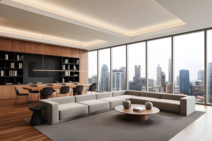 modern pent house Modern penthouse interior reflecting growth of ultra-luxury apartment living
