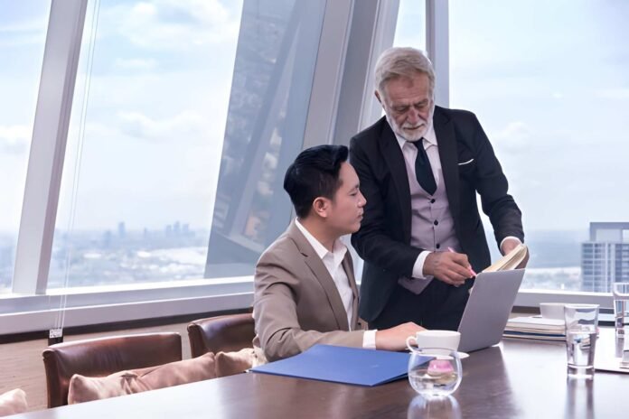 corporate partnerships Business executives forming a strategic corporate partnership to drive growth and innovation.