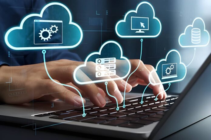 Cloud computing Illustration of cloud computing